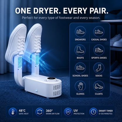 DryPro™ Electric Shoe Dryer & Warmer | Dry Shoes Overnight